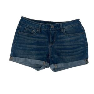 Aeropostale Midi Cuffed Hem Jean Shorts Size 4 Women’s